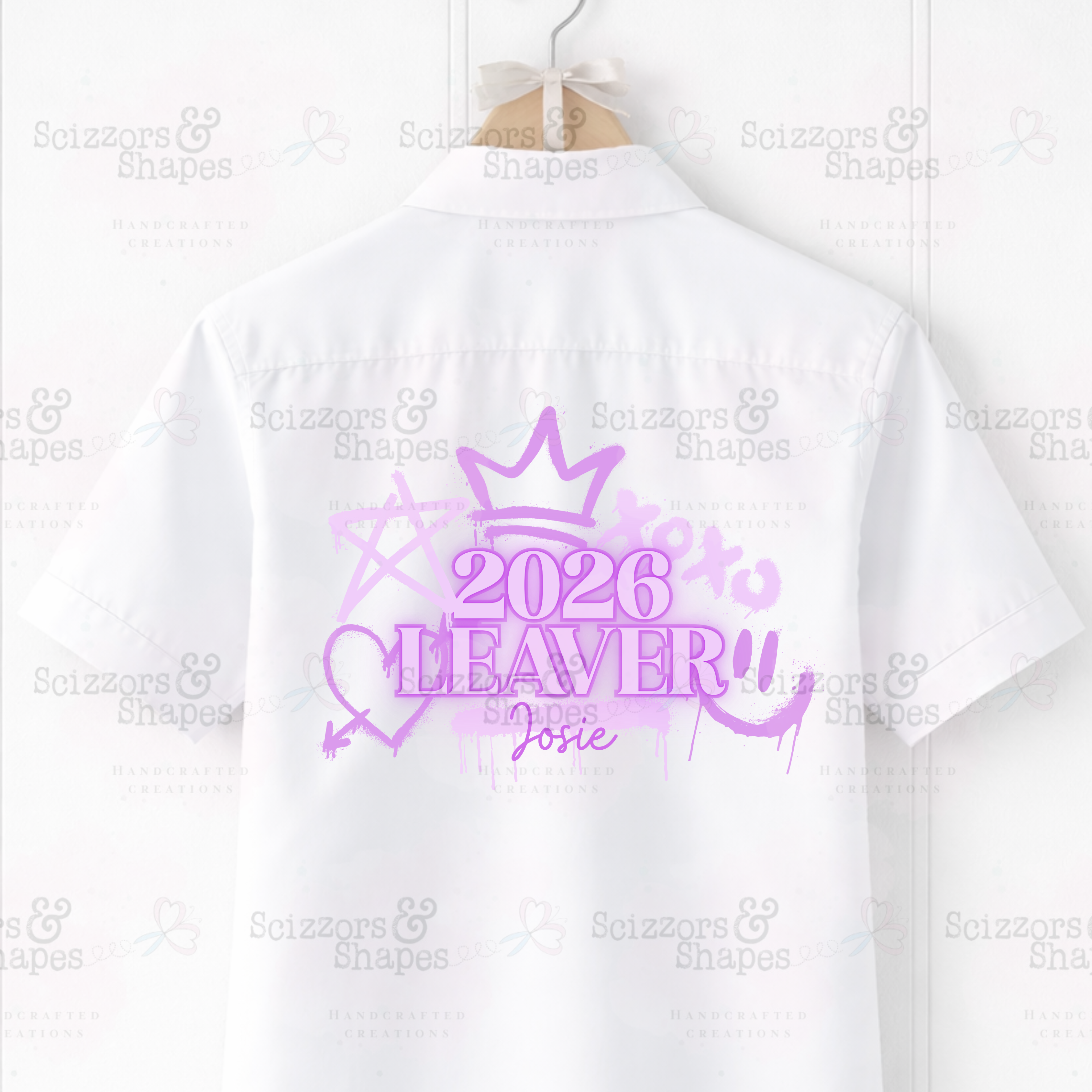 Personalised 2026 Leavers Graffiti Decal, Leavers 2026 Shirt