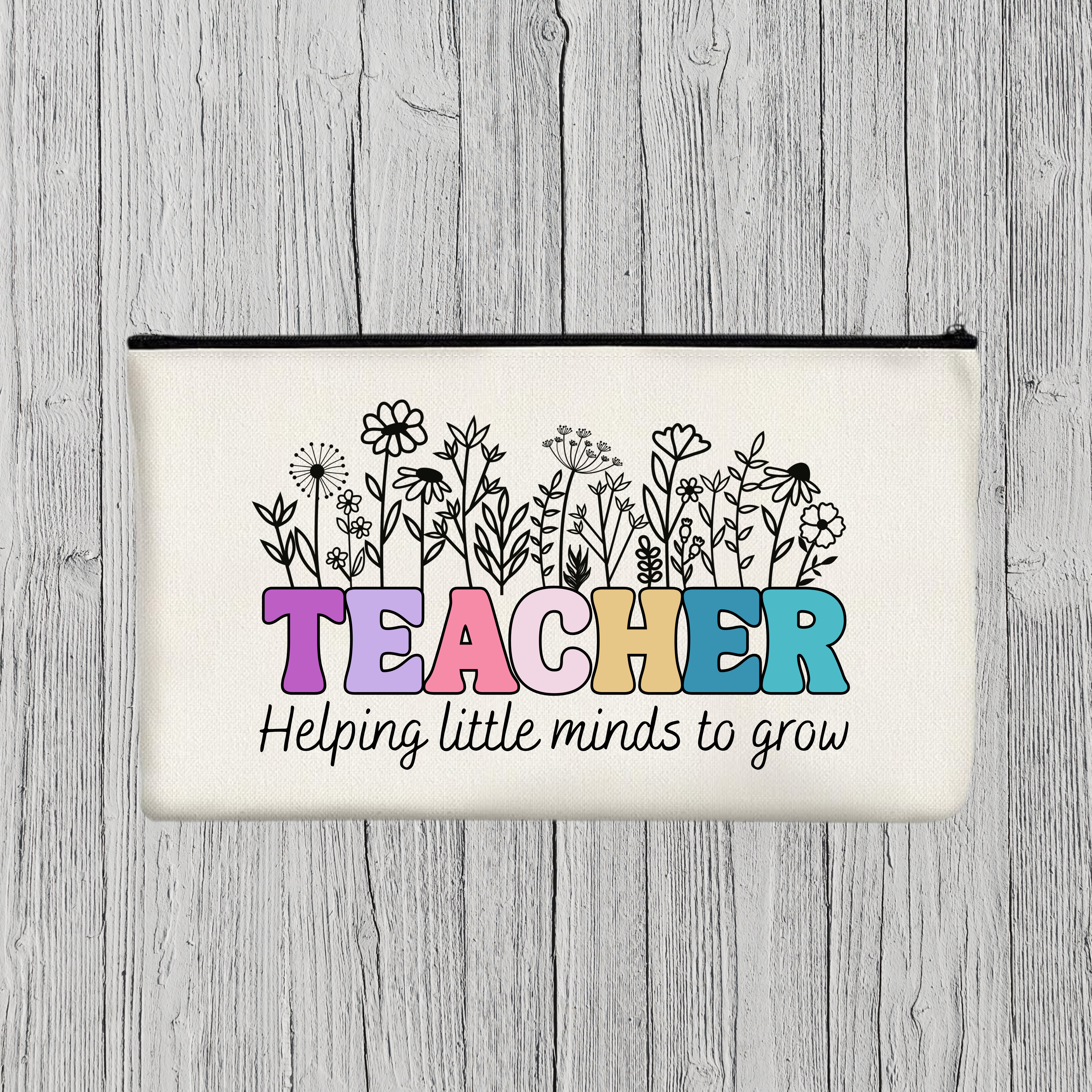Teacher Pencil Case, Teacher Thank You Gift, Teacher Appreciation, Teaching Assistant Gift (Copy)