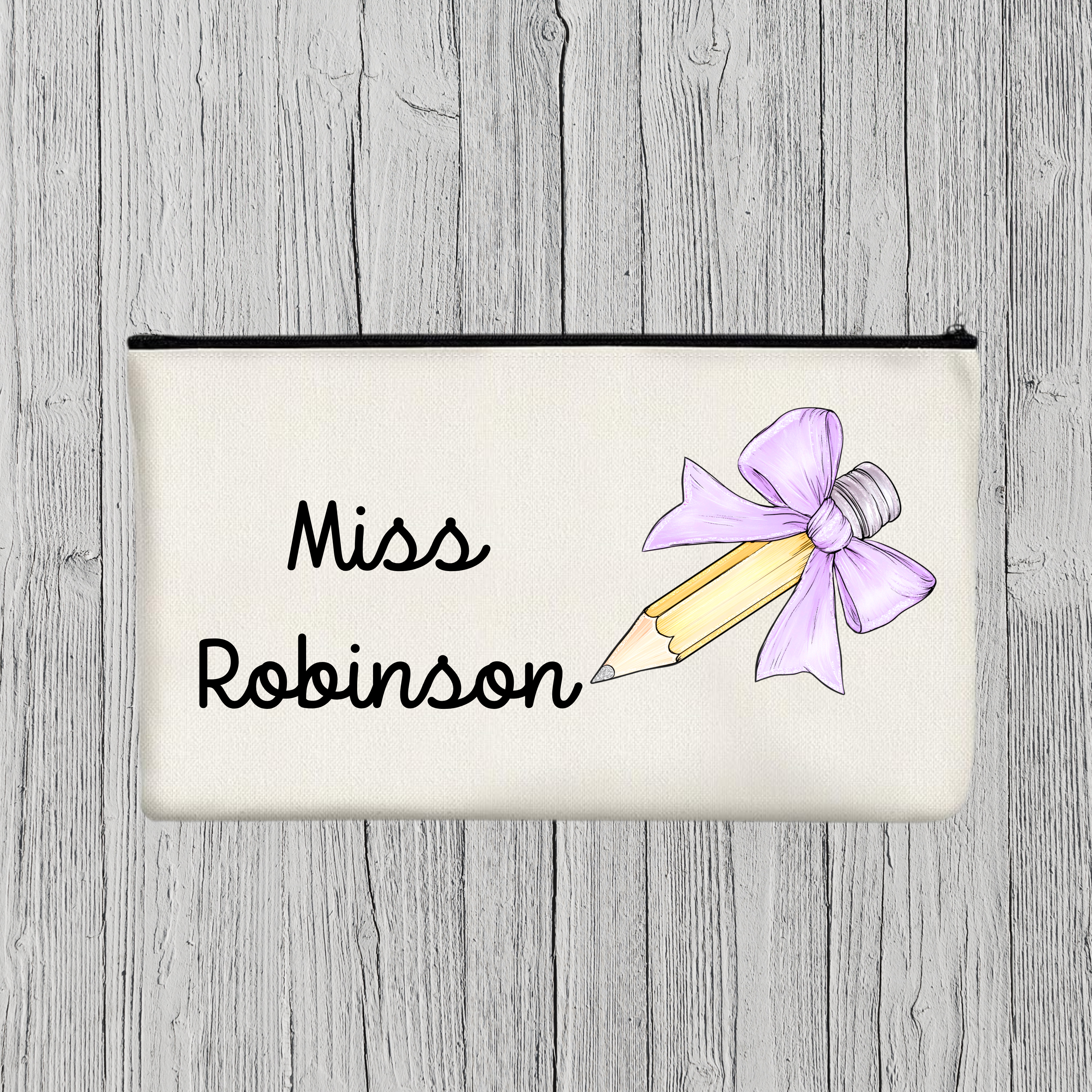 Personalised Teacher Pencil Case, Teacher Thank You Gift, Teacher Appreciation, Teaching Assistant Gift