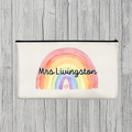 Personalised Teacher Pencil Case, Teacher Thank You Gift, Teacher Appreciation, Teaching Assistant Gift