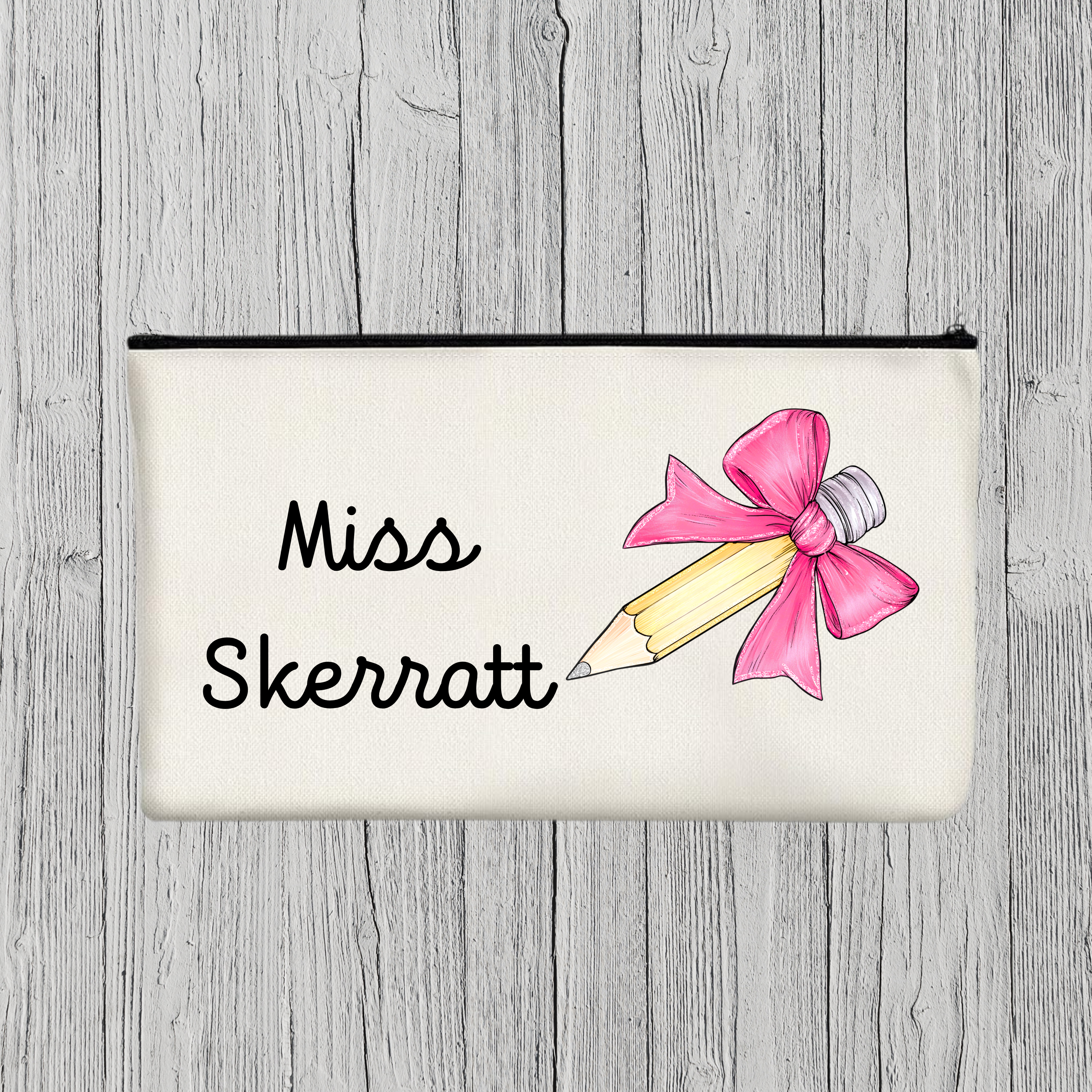 Personalised Teacher Pencil Case, Teacher Thank You Gift, Teacher Appreciation, Teaching Assistant Gift