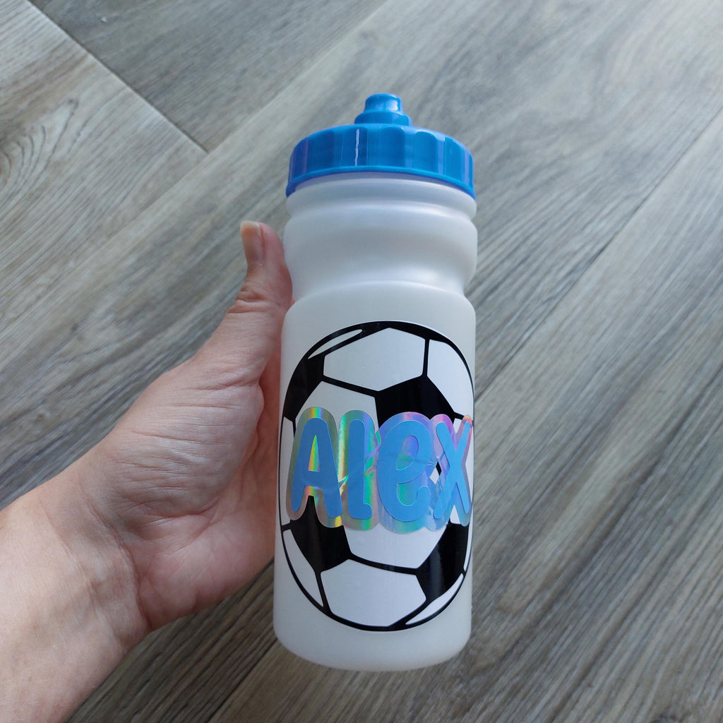 Personalized Football Water Bottle: 500ml Leak-Free Kids Bottle