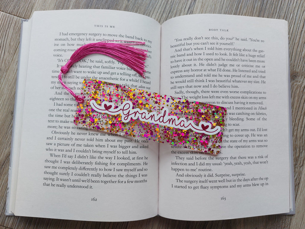 Personalised Acrylic Bookmark, Name Bookmark, Personalised Bookmark, Tassel Bookmark, Bookmark, Teacher Gift