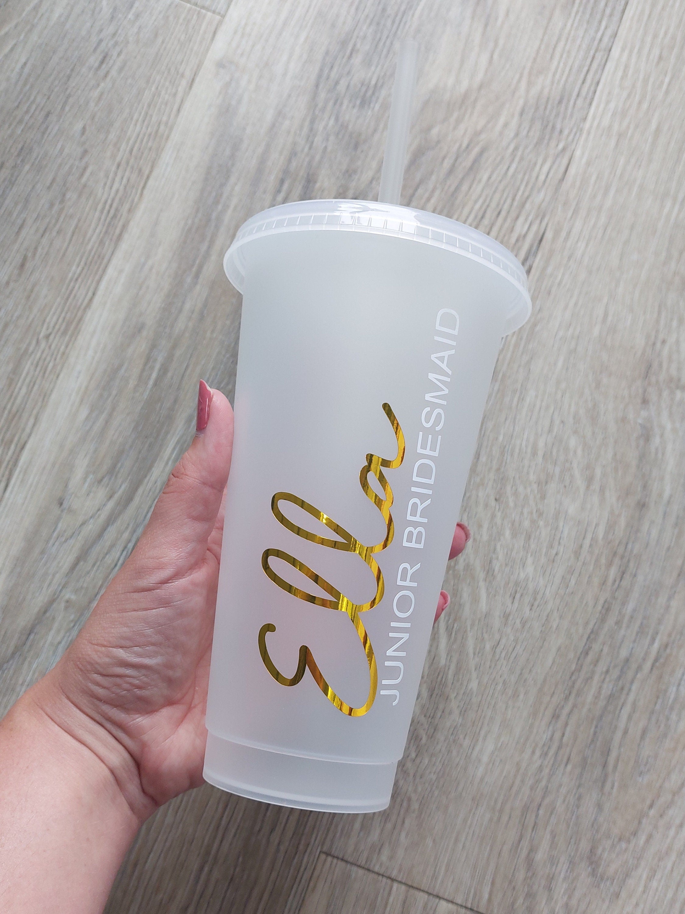Personalised Bridal Party Cold Cup: Bridesmaid Hen Party Favour