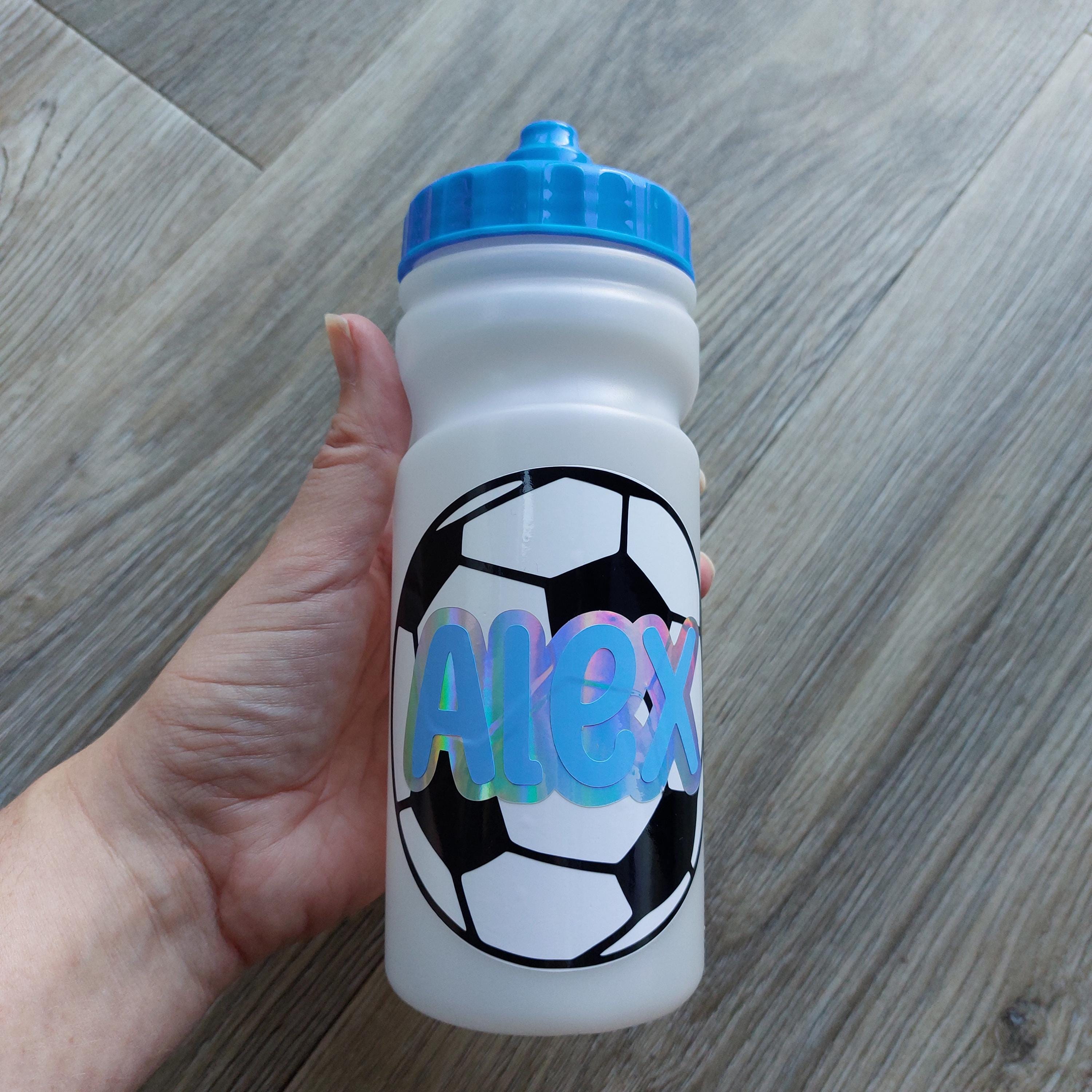 Personalized Football Water Bottle: 500ml Leak-Free Kids Bottle