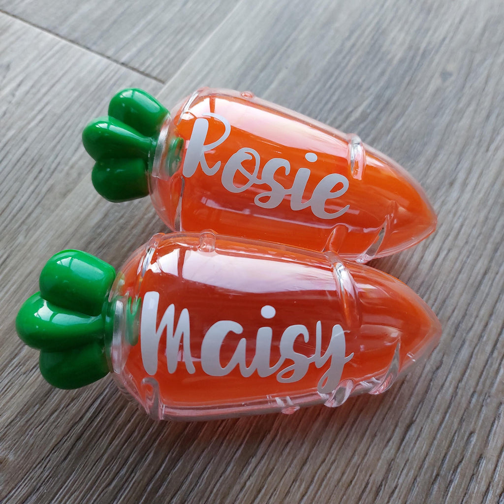 Personalised Easter Fillable Carrot, Easter Treat Gift, Egg Hunt