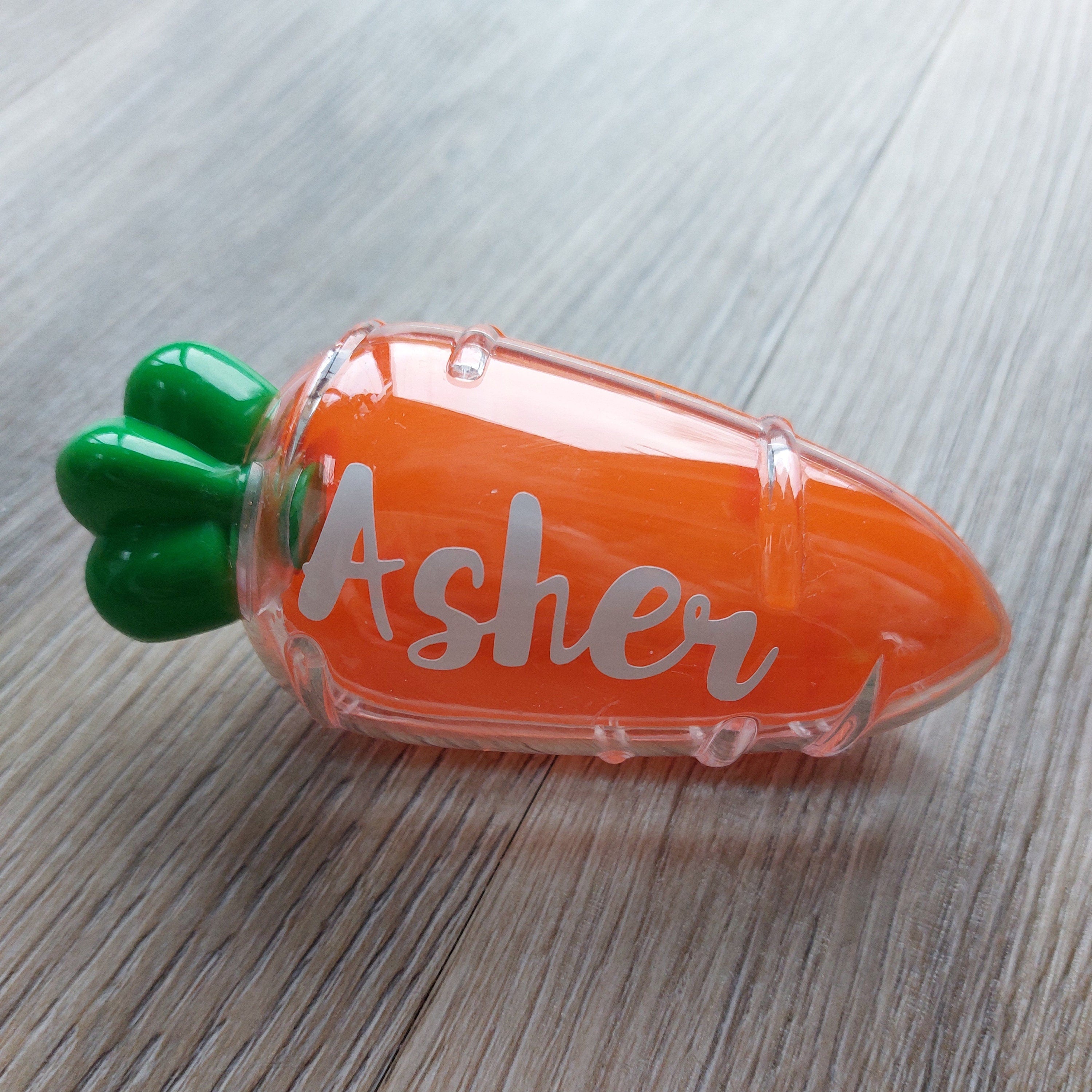 Personalised Easter Fillable Carrot, Easter Treat Gift, Egg Hunt
