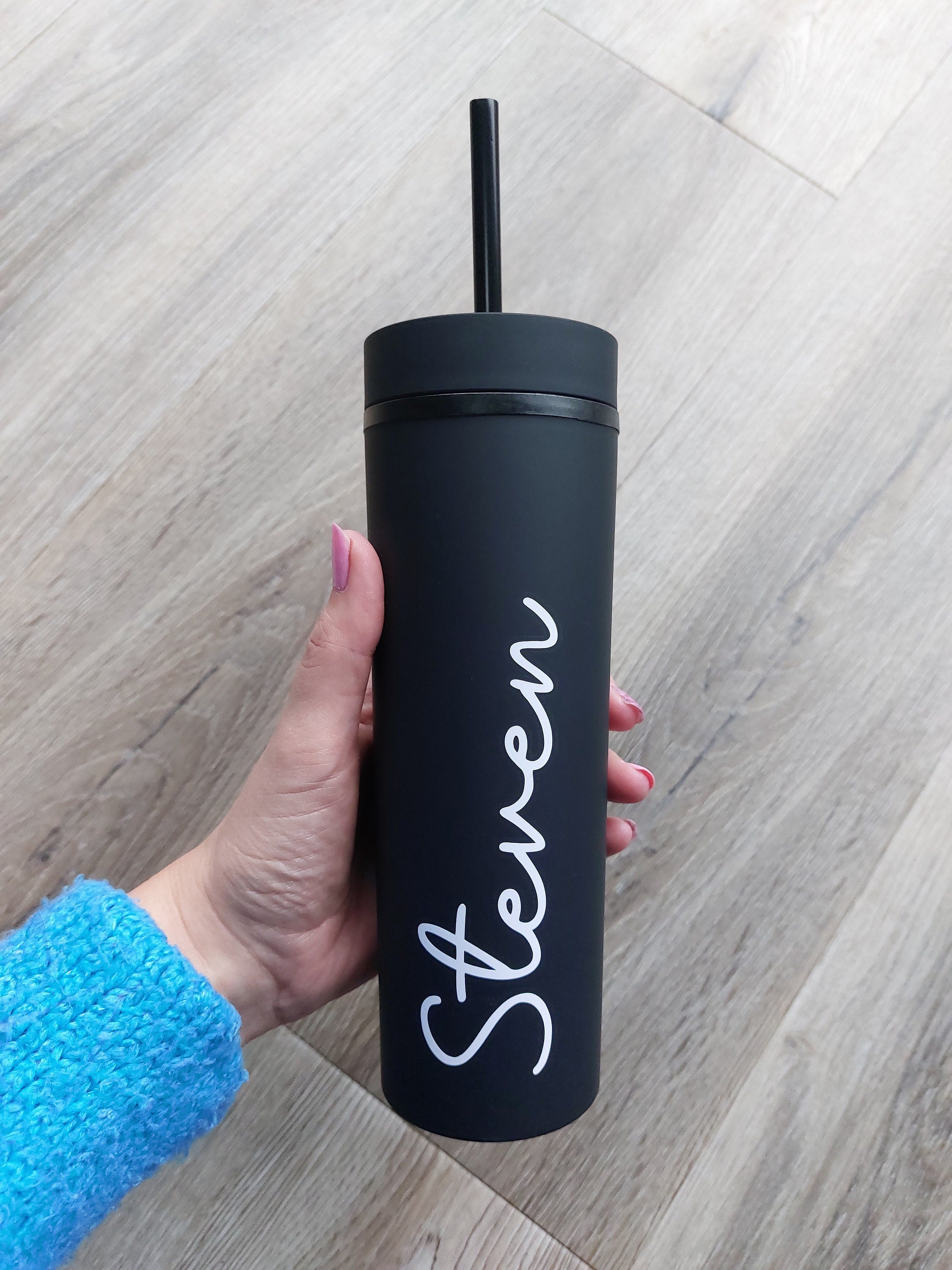 Personalised Bottle, Personalised Skinny Matte Tumbler, 16oz Skinny Tumbler, Personalised Skinny Tumbler, Personalised Tumbler, Gift For Her