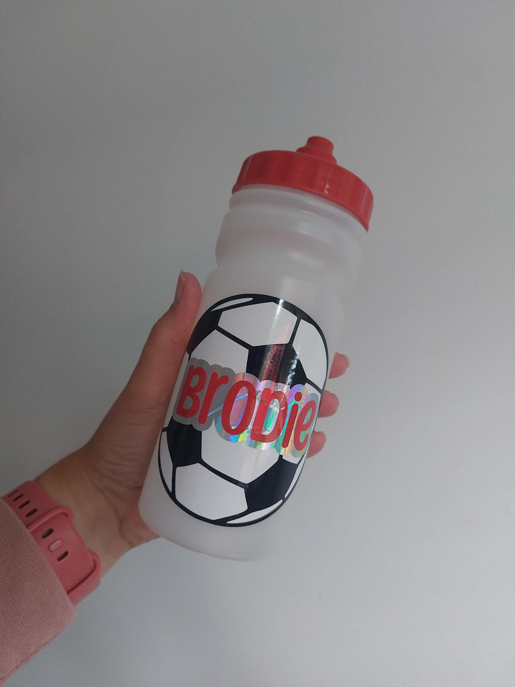 Personalized Football Water Bottle: 500ml Leak-Free Kids Bottle