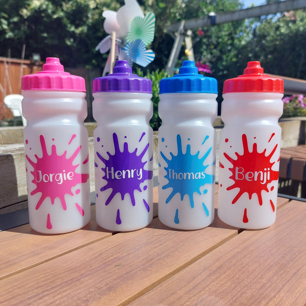 Personalised Kids Water Bottle: Leak-Free 500ml Back To School