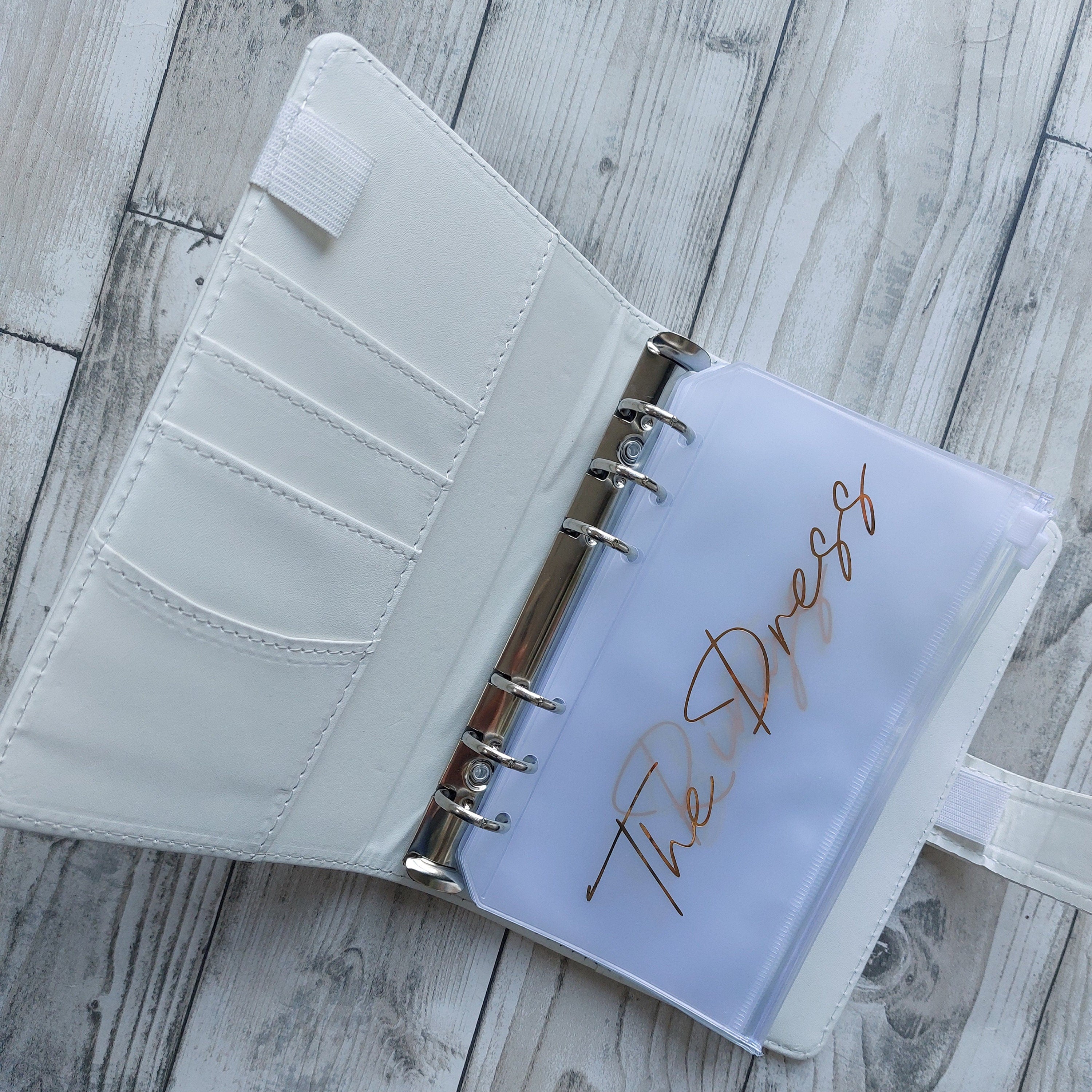 Personalised Wedding Budget Binder: Wedding Savings, A6 Planner with Cash Envelopes