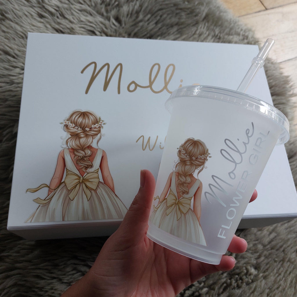 Personalised Flower Girl Proposal Gift Box, Will You Be Our Flower Girl Box