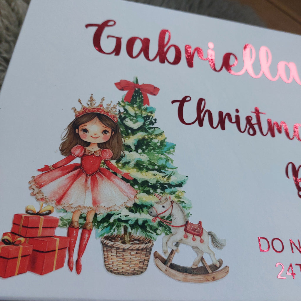 Personalised Sugarplum Fairy Christmas Eve Box – Empty