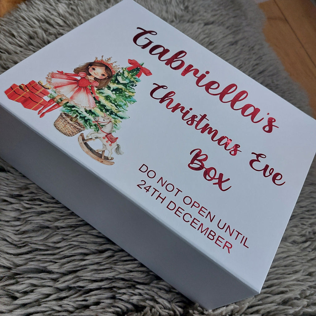 Personalised Sugarplum Fairy Christmas Eve Box – Empty
