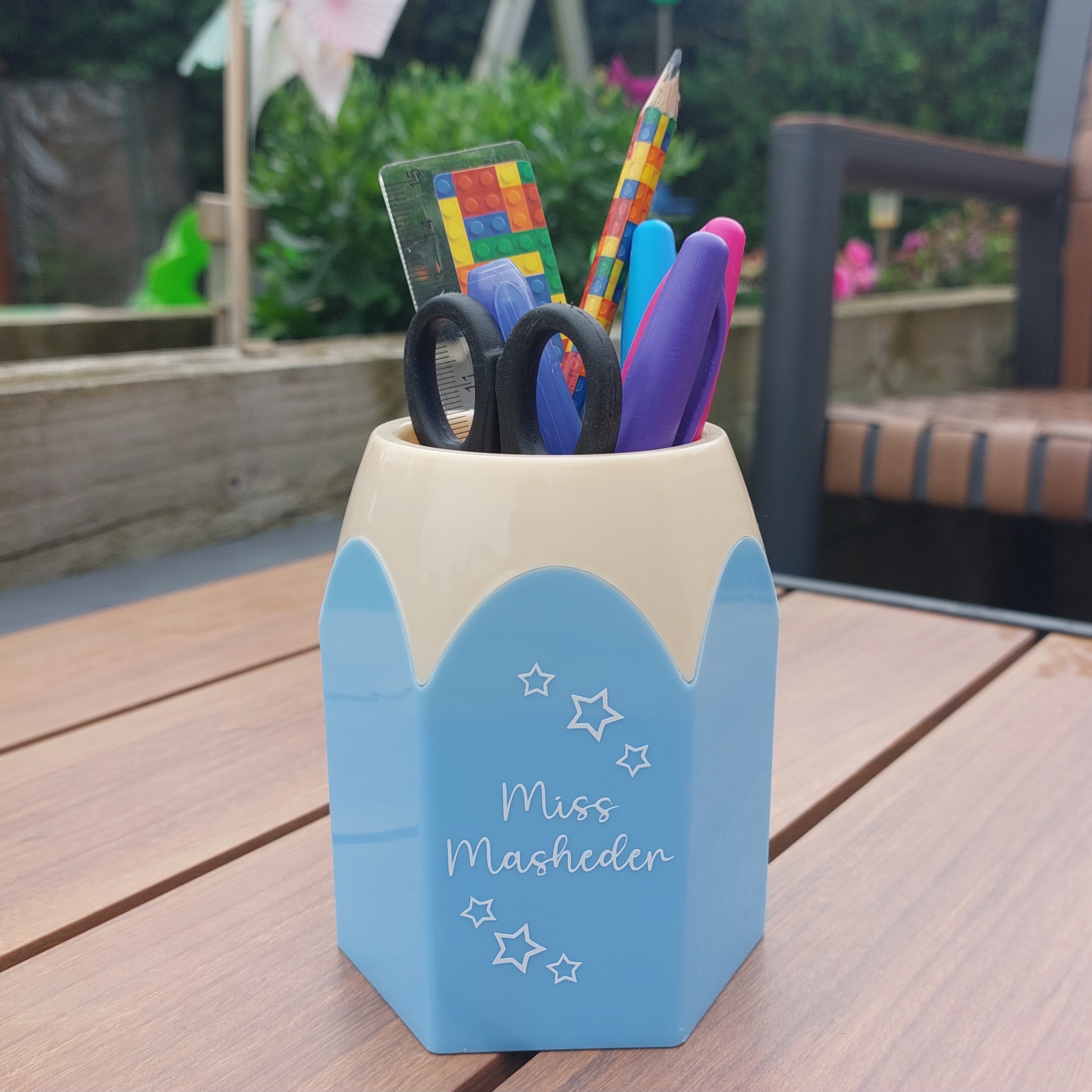 Personalised Teacher Pencil Pot, Teacher Thank You Gift, Teacher Pen Pot, Teacher Appreciation