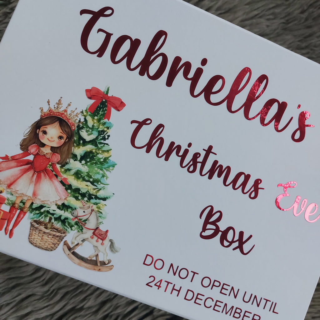 Personalised Sugarplum Fairy Christmas Eve Box – Empty