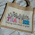 Helping little minds grow, Teacher Thank You Gift  Teacher Bag