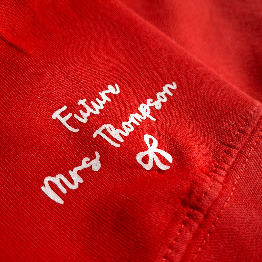 Personalised Last Christmas as a Miss Jumper – Bow Design