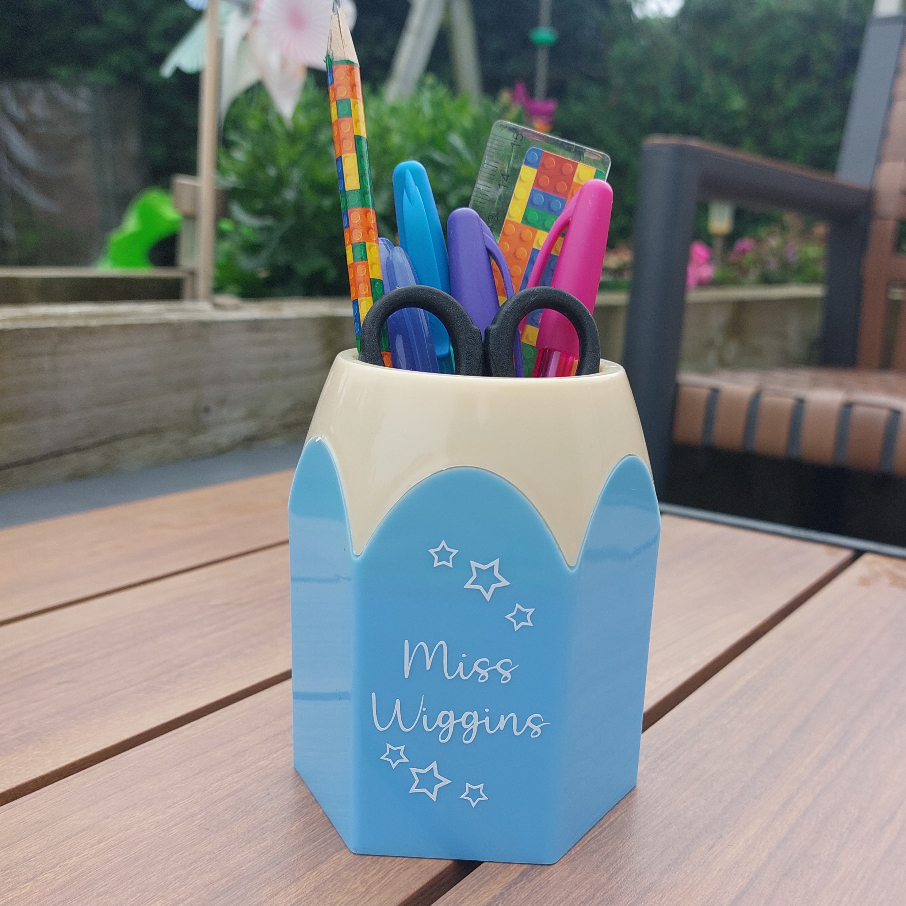 Personalised Teacher Pencil Pot, Teacher Thank You Gift, Teacher Pen Pot, Teacher Appreciation